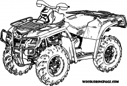 Atv Coloring Page | rescuedesk.me