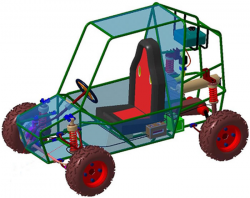 Simulation Aspects of a Full-Car ATV Model Semi-Active Suspension