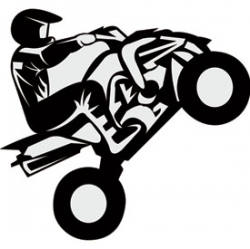Attack Graphics Rider Decals Quad Wheelie | Dual Sport | Rocky ...