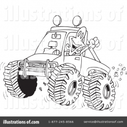 Four Wheeling Clipart #433276 - Illustration by toonaday