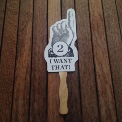 Hand Auction Paddle Photo Prop by SnugVoyage on Etsy, $14.00 | Cool ...