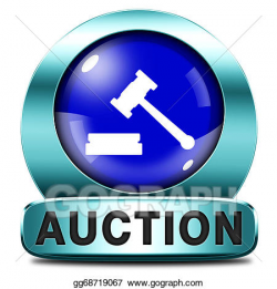 Stock Illustration - Auction. Clipart Drawing gg68719067 - GoGraph