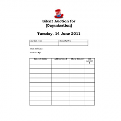 auction bidder card template - Incep.imagine-ex.co
