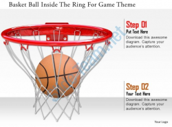 0115 Basket Ball Inside The Ring For Game Theme Image Graphics For ...