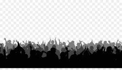 Silhouette Stock footage Crowd Clip art - crowd png download - 1920 ...