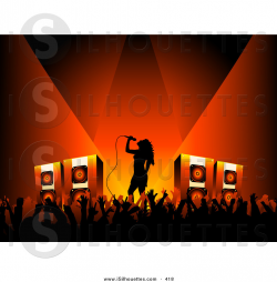 Royalty Free Stock Silhouette Designs of Crowds