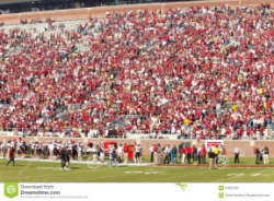 Stadium Crowd Clipart.Large Stadium With Spectators As Outline Stock ...