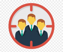 Crowd Clipart Audience Target - Target People Icon Png ...