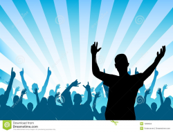 Audience clipart happy crowd - Pencil and in color audience clipart ...