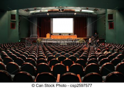 Audience clipart auditorium - Pencil and in color audience clipart ...