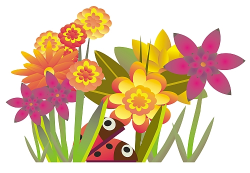 Flower Garden Animated Clipart