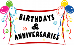 birthdays and anniversaries clipart birthday anniversary wishes and ...