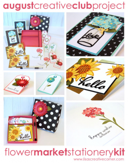 Lisa's Creative Corner: August Project Kit - Flower Market Boxed ...