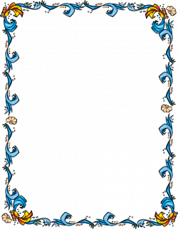 August Borders Clipart