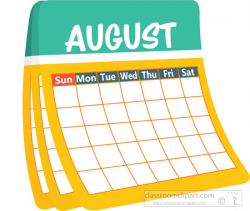 august clipart free calendar clipart clip art pictures graphics ...