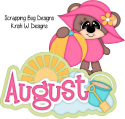 August cute clipart calendars images on school - ClipartBarn