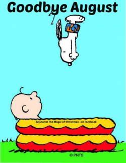 Snoopy & Woodstock Goodbye August | Meses | Pinterest | Snoopy and ...