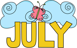 July Clip Art - July Images - Month of July Clip Art