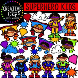 Superhero Clipart KIDS {Creative Clips Clipart} | TpT