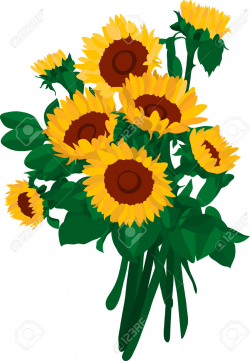 Sunflower Bouquet Free Clipart