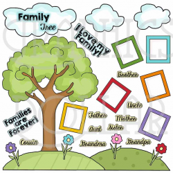 Family Tree Clip Art - Graphics Dollar
