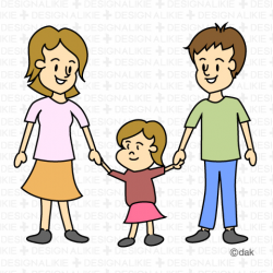 Family Of 3 Clipart