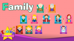 Kids vocabulary - Family - family members & tree - Learn English  educational video for kids