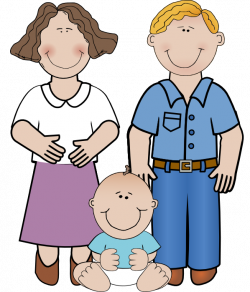 Free Clipart of Pregnant Women, New Mothers and Families