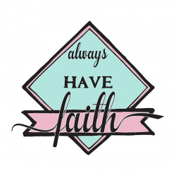 Girly christian designs - cute pastel quote about faith ...