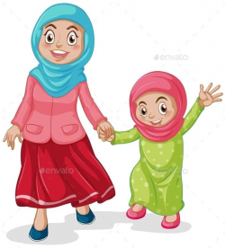 57 best vectors m images on Pinterest | Hijab cartoon, Muslim ...
