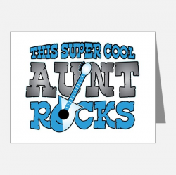 Super Cool Aunt Thank You Cards | Super Cool Aunt Note Cards - CafePress