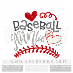 Baseball Aunt SVG Baseball Auntie / Baseball Aunt Shirt / Baseball ...