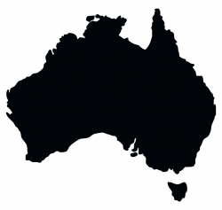 Australia Map Clipart Free Stock Photo - Public Domain Pictures