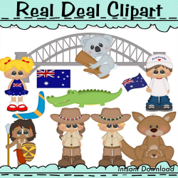 Kids of the world australia clip art #affiliate | Travel ...