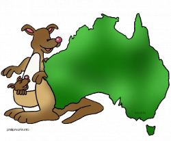 Free Australia Clip Art by Phillip Martin, Australian Map ...