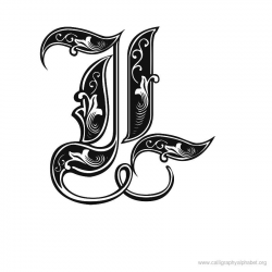 Calligraphy Alphabet Gothic L | New_Logo | Pinterest | Calligraphy ...