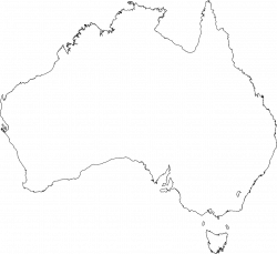 Australia, Australia Continent Geography Map Coastlin #australia ...
