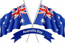 Australia Day Australian Flags Cross Clipart