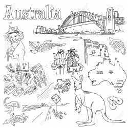Australia Drawing at GetDrawings.com | Free for personal use ...