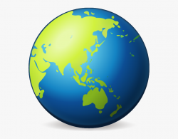 Earth Clipart Half - Simple Earth With Australia #225610 ...