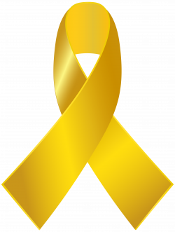 Gold Awareness Ribbon PNG Clip Art - Best WEB Clipart