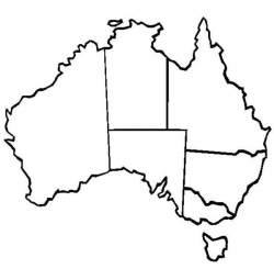 World Map Of Australia | Clipart Panda - Free Clipart Images
