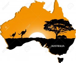 Australian Continent Royalty Free Cliparts, Vectors, And Stock ...