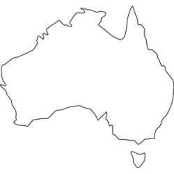 28+ Collection of Australia Outline Clipart | High quality, free ...