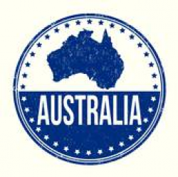 Australia Stamp Clip Art - Royalty Free - GoGraph