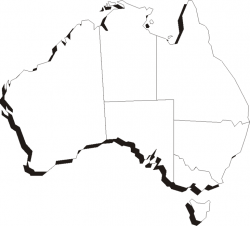 Download Blank Map Of Australia Printable | Major Tourist ...