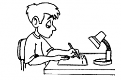 Writing Clip Art Black And White | Clipart Panda - Free Clipart Images