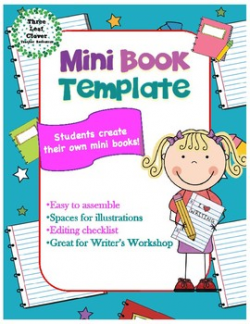 Mini Book Template - Great for Writer's Workshop - Includes Editing ...
