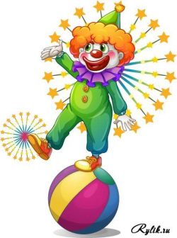 Цирк - нарисованные клоуны и животные вектор | Clowns | Pinterest ...