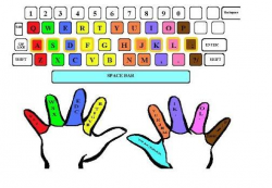 Best Photos of Typing Keyboard Layout Worksheet - Free Printable ...